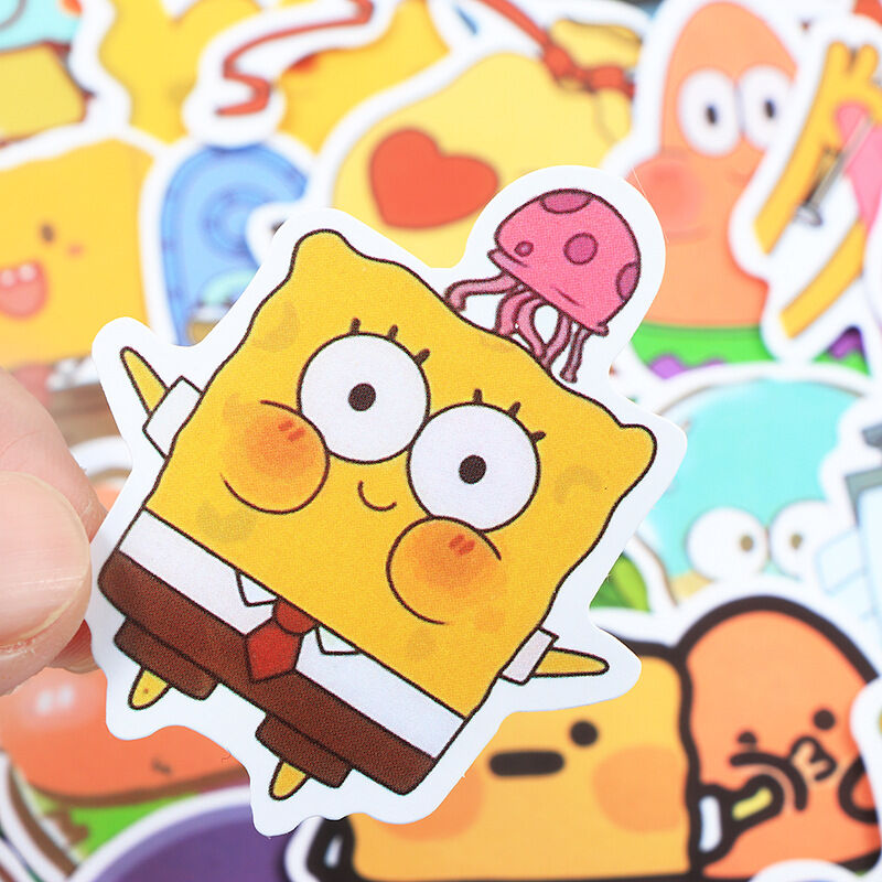 Set 100 miếng sticker hình dán chống nước