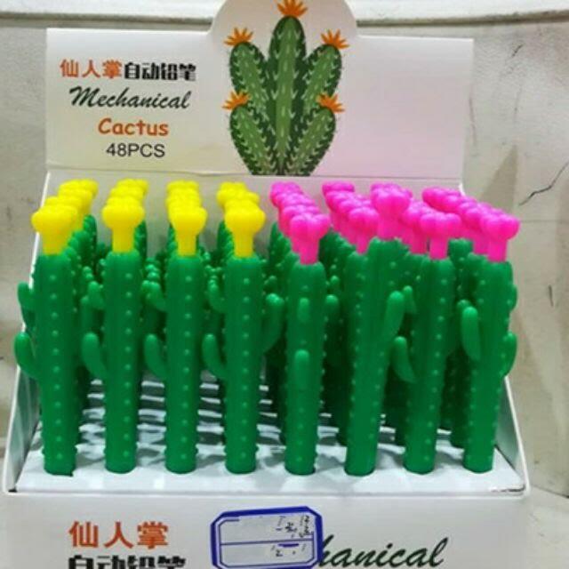 Bút chì kim bấm hình cây xương rồng