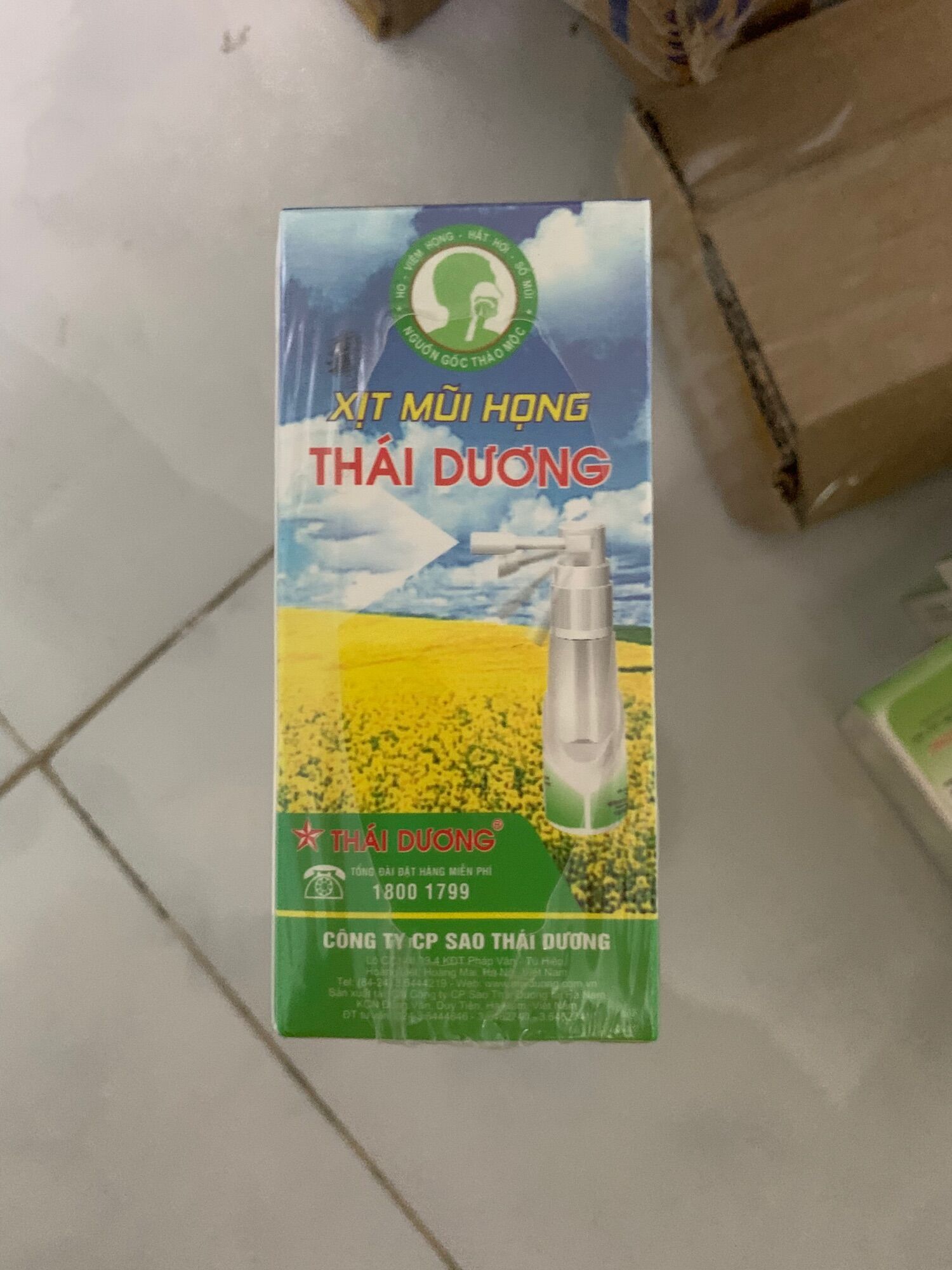 Dung dịch dùng xịt mũi và họng chuẩn hàng chính hãng