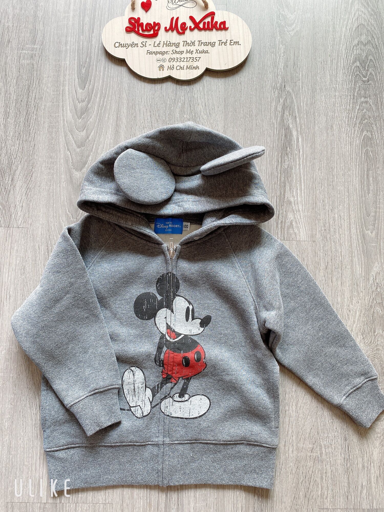 Áo khoác Disney cho bé 12-55kg