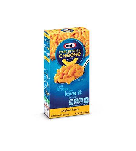 Nui phô mai MACARONI & CHEESE KRAFT 206g/hộp nhập khẩu Mỹ