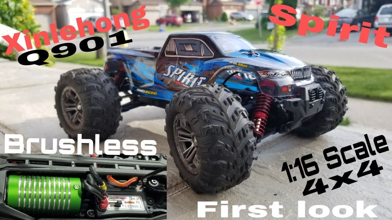 Xe điều khiển Monster Truck Spirit 60km/h brushless version
