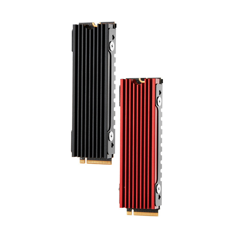 FinalCool Glacier M2 M.2 2280 SSD Tản Nhiệt Bằng Nhôm Hai Mặt Làm Mát Bằng Nhôm Với Miếng Đệm Silicon Nhiệt Cho PC/PS5 NVMe PCIe SSD Giá 160,000 Đồng*Miễn phí vận chuyển