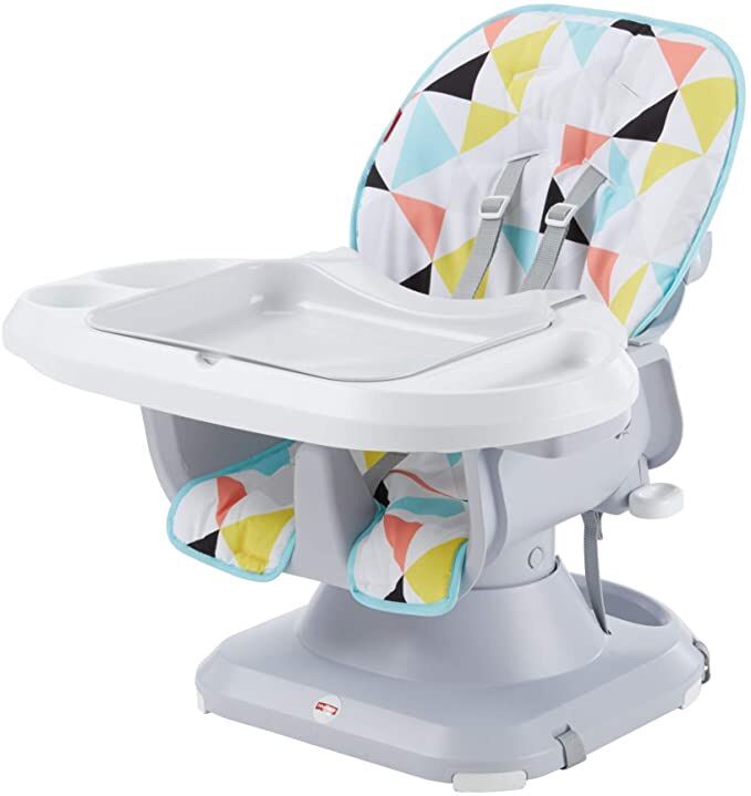 Ghế ngồi ăn dăm cho bé Fisher-Price SpaceSaver High Chair, chính hãng nhập khẩu Mỹ