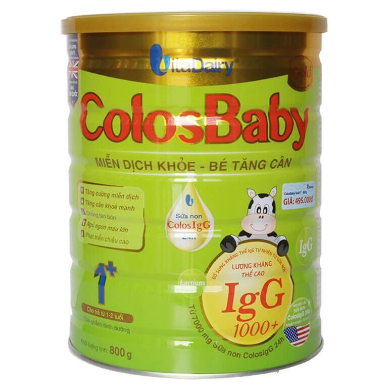 Sữa COLOSBABY GOLD 1+ 1000IGg cho trẻ 1-2 tuổi  Date mới nhất