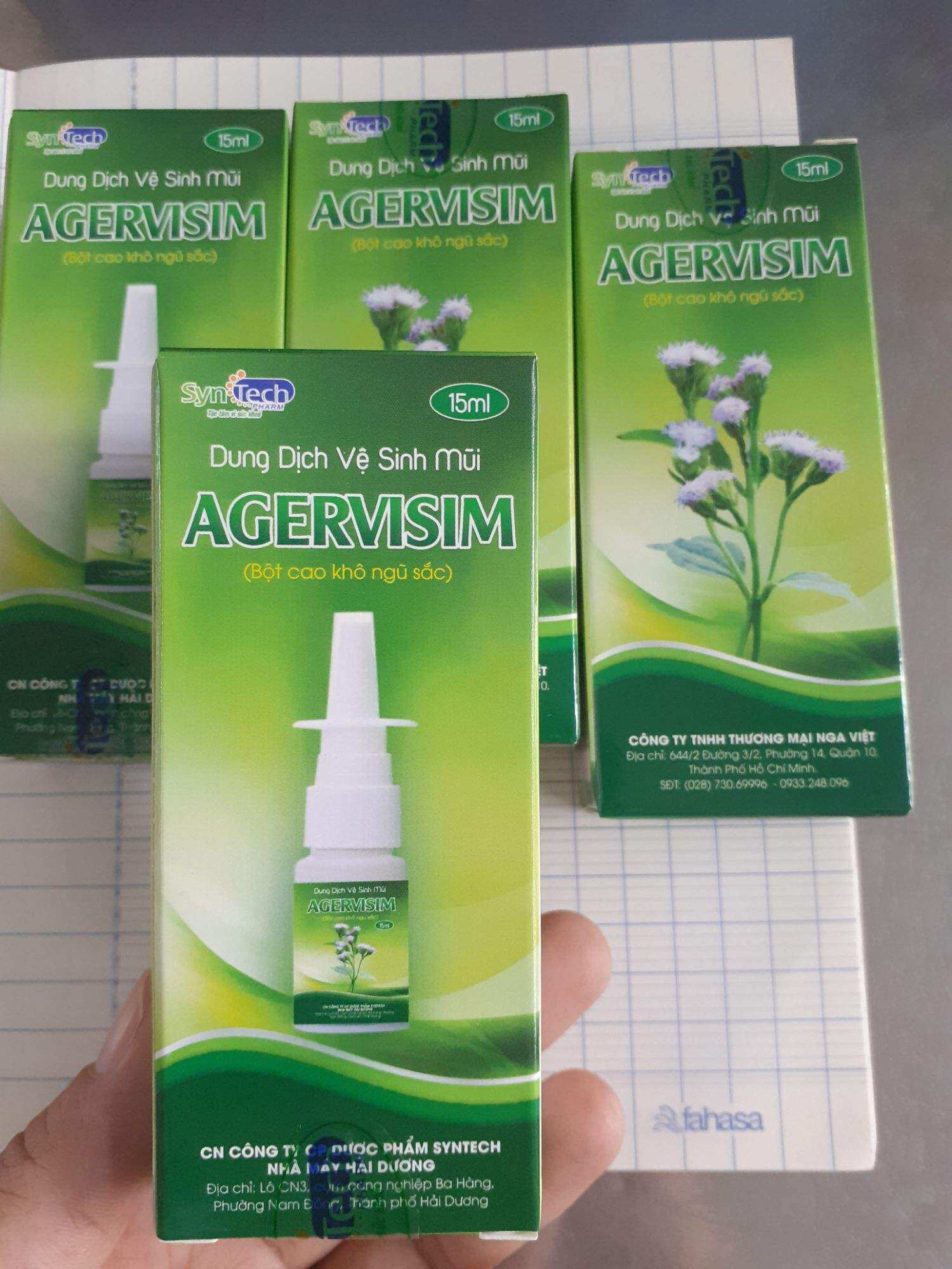 Dung Dịch Vệ Sinh Mũi AGERVISIM