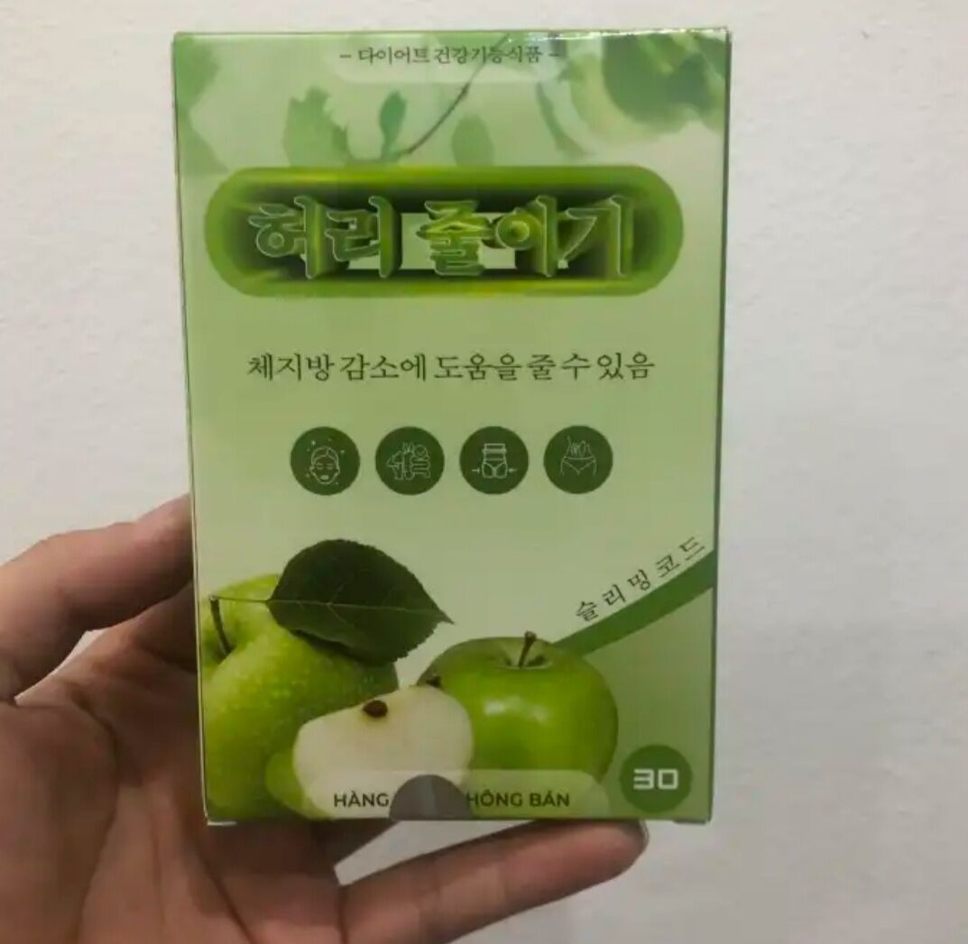 Thảo mộc detox táo giảm cân tiến hạnh 30 viên hỗ trợ hủy mỡ