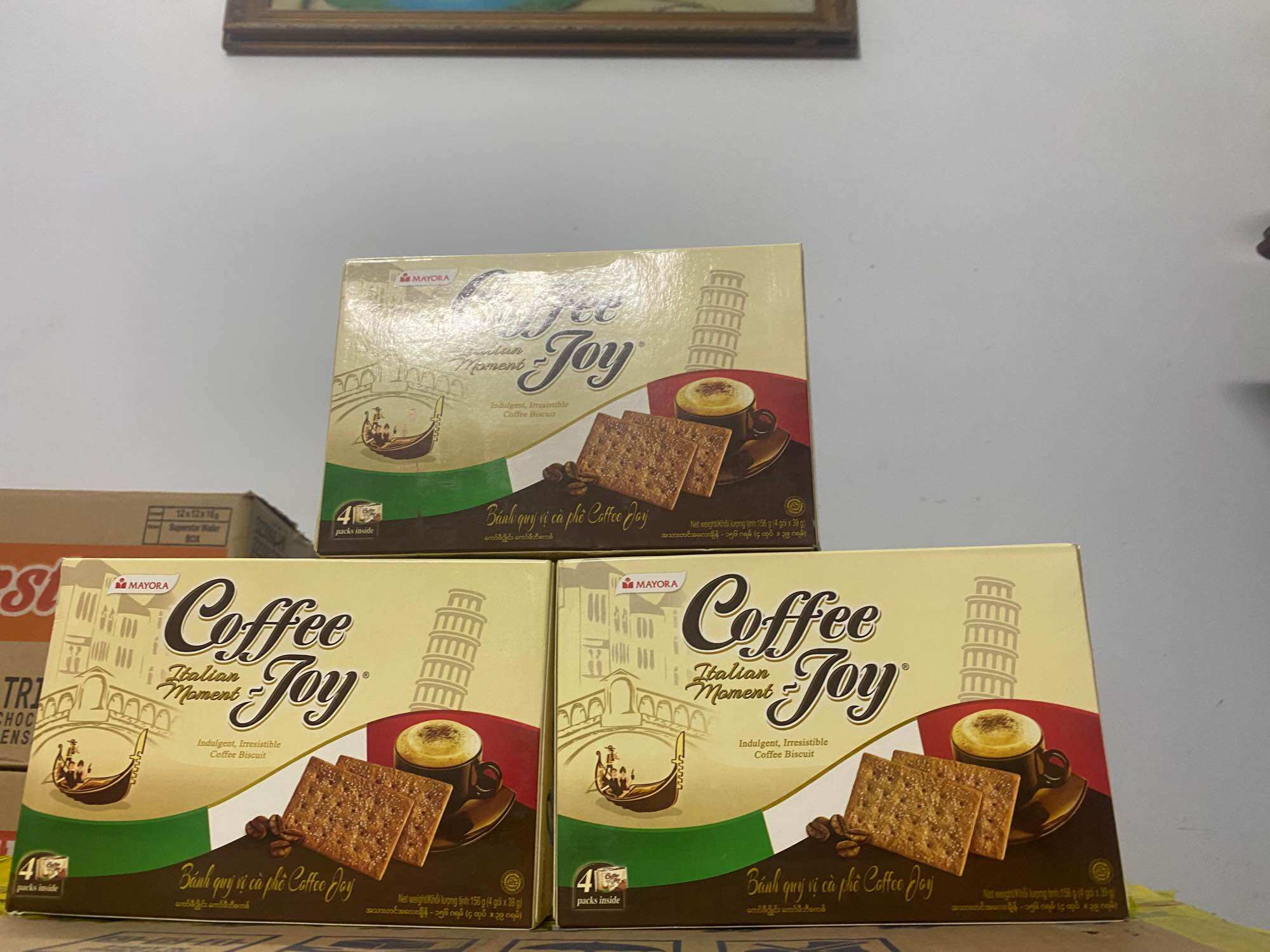 Coffee Joy 156g ( Bánh Quy Vị Cà Phê )