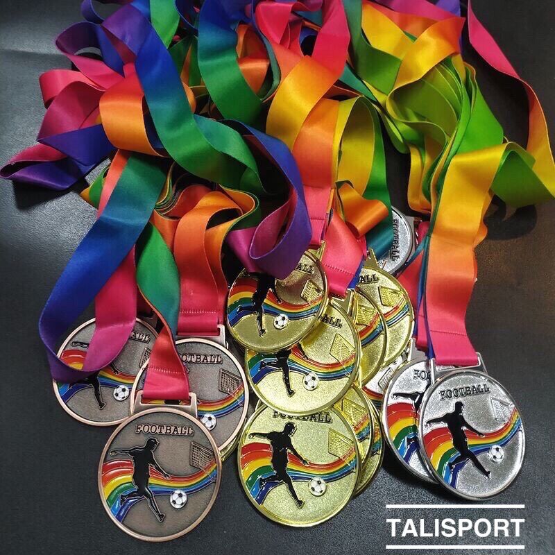 HUY CHƯƠNG BÓNG ĐÁ 7 màu (IN ẤN THEO YÊU CẦU)