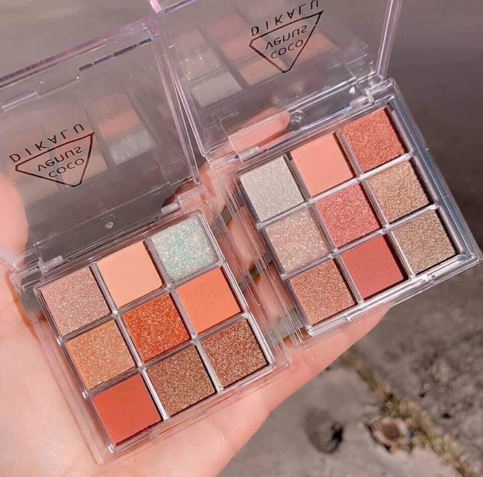Phấn Mắt Nhũ 9 Ô DIKALU Coco Venus