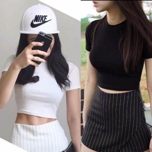 Áo Croptop boby trơn