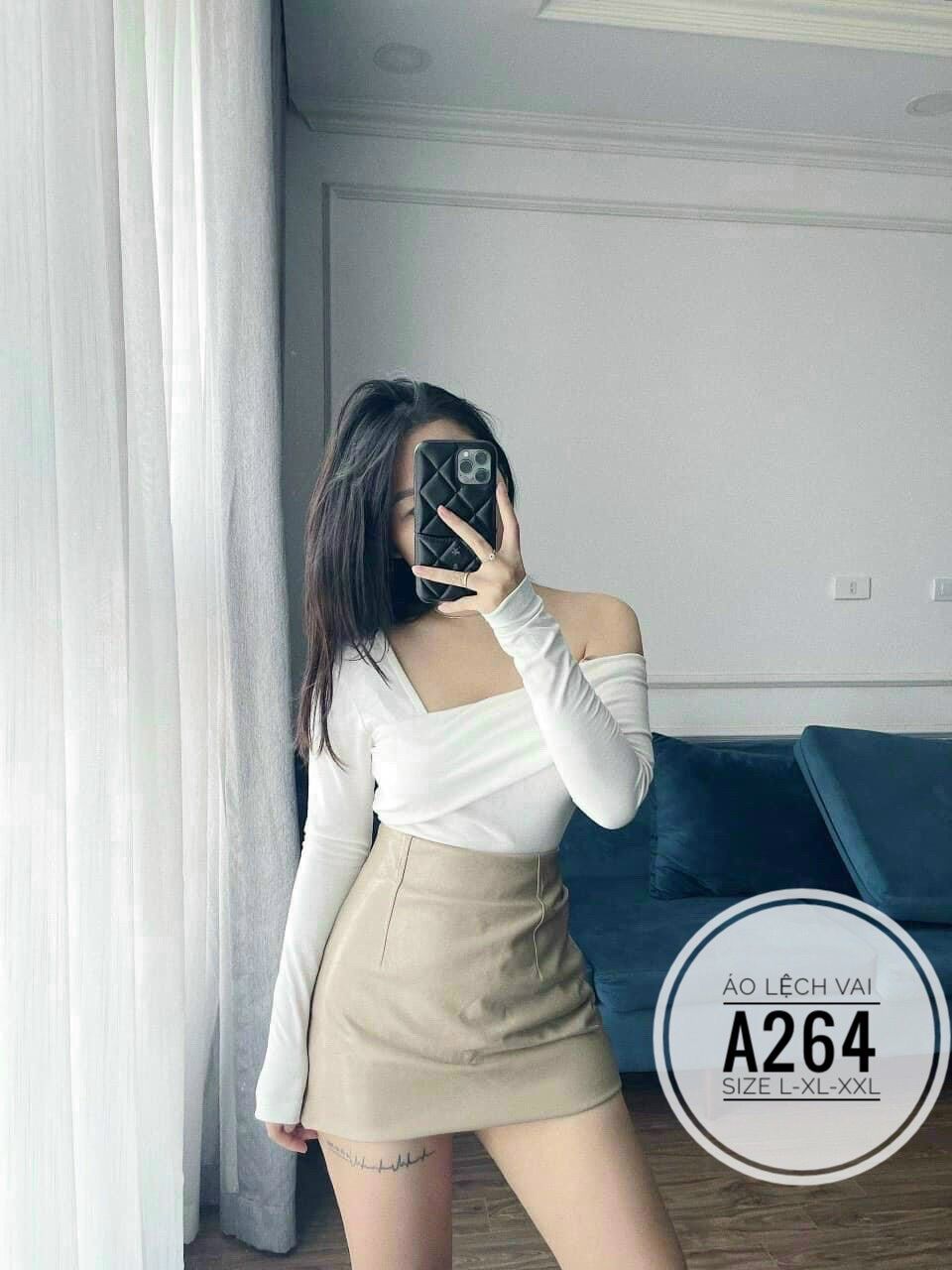 60-90kg Bigsize ÁO LỆCH VAI A264