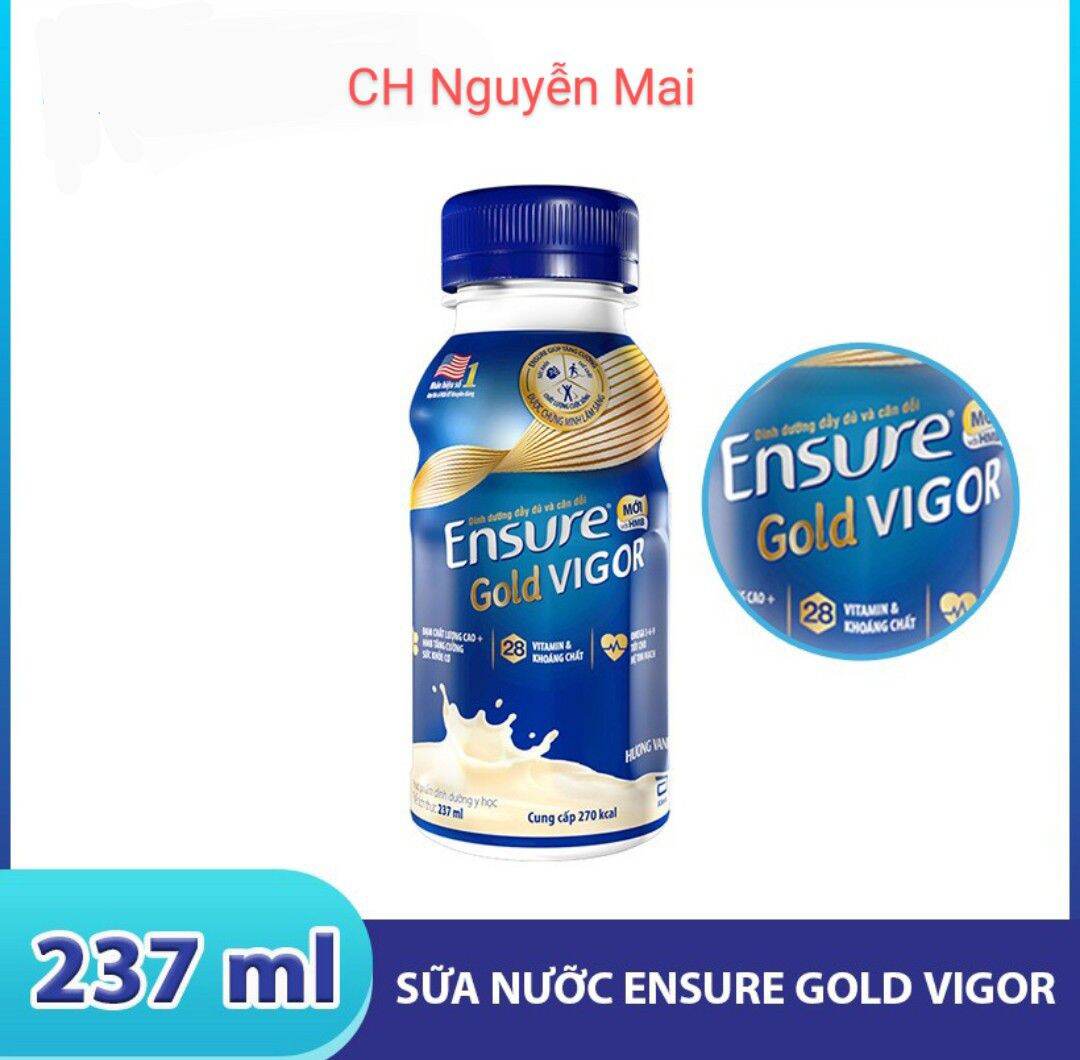 Sữa Nước Ensure Gold Vigor 237ml Hương Vani