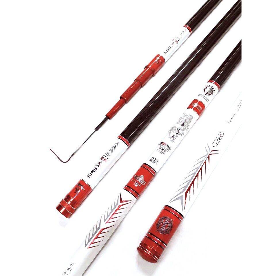 Cần handing điếu vương 6h carbon loại