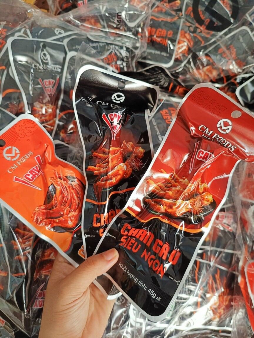 [1 chiếc] Chân gà Tứ Xuyên Thương Hiệu Việt Nam Ăn Vặt Siêu Ngon