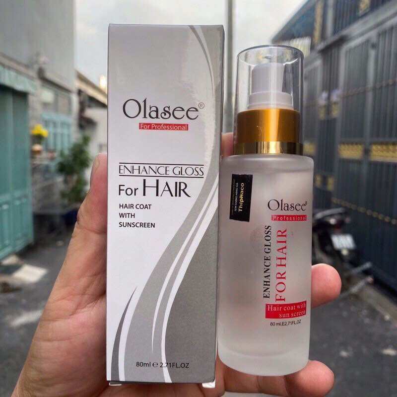 Tinh dầu dưỡng tóc olasee phục hồi tóc khô xơ do uốn duỗi nhuộm olasee hair coat 80ml