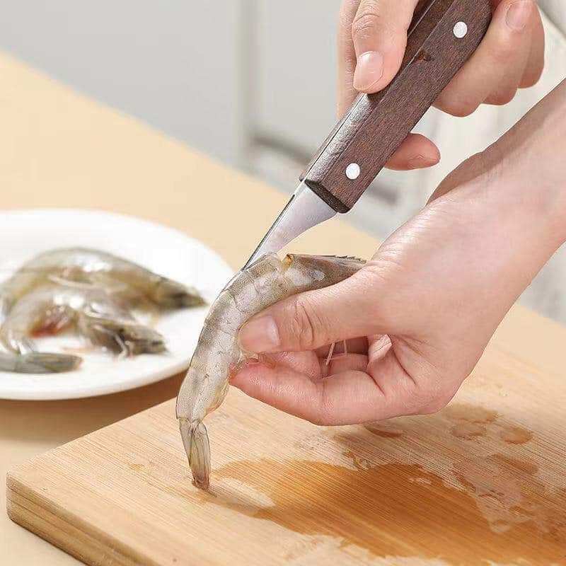 Dao rút lấy chỉ tôm, rạch chẻ đôi tôm nhiều mẫu (1 CÁI)