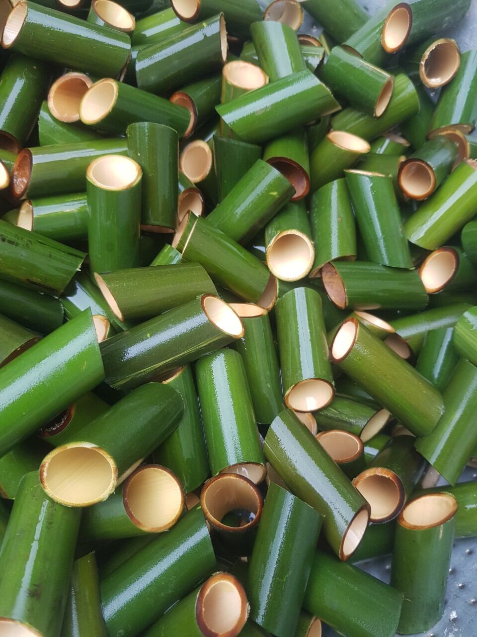 100 Ống nứa nhồi Chả Ốc dài 5cm, đường kính 2,2 - 2,5cm
