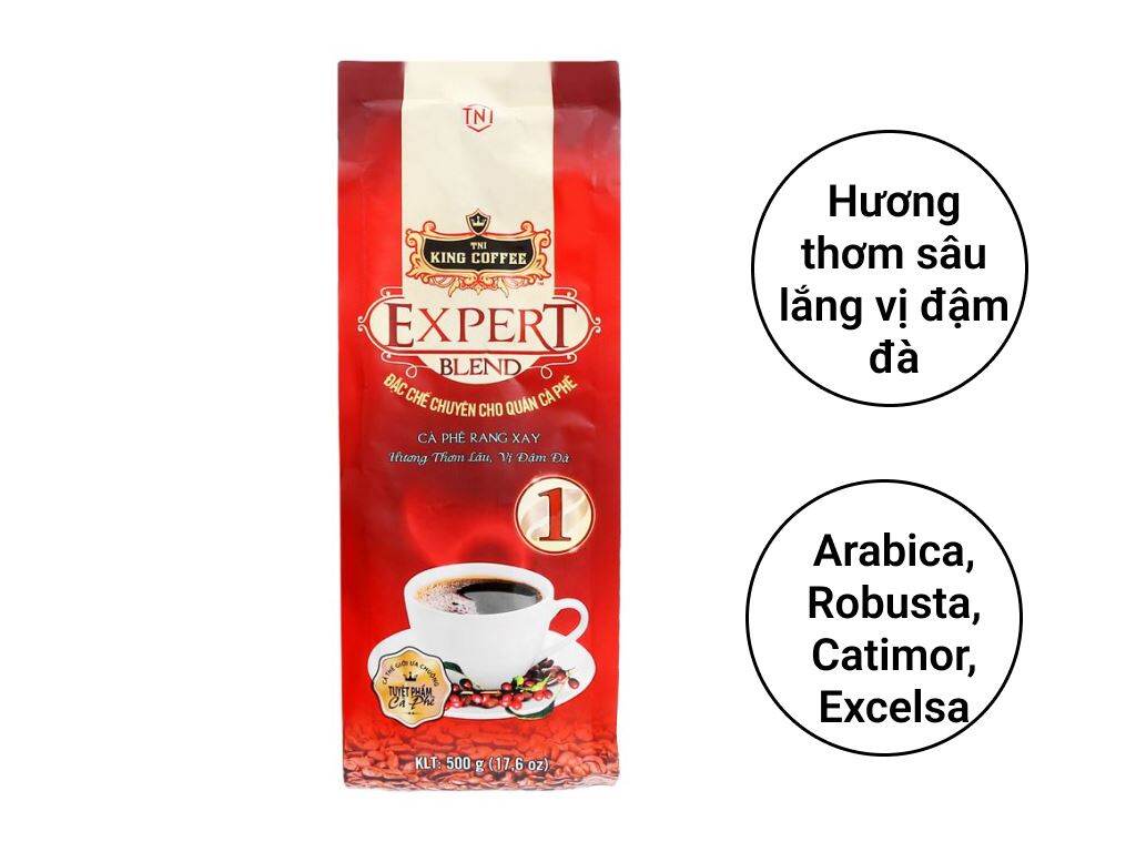Cà phê TNI King Coffee Expert Blend 1 500g ( Date T6/2025)