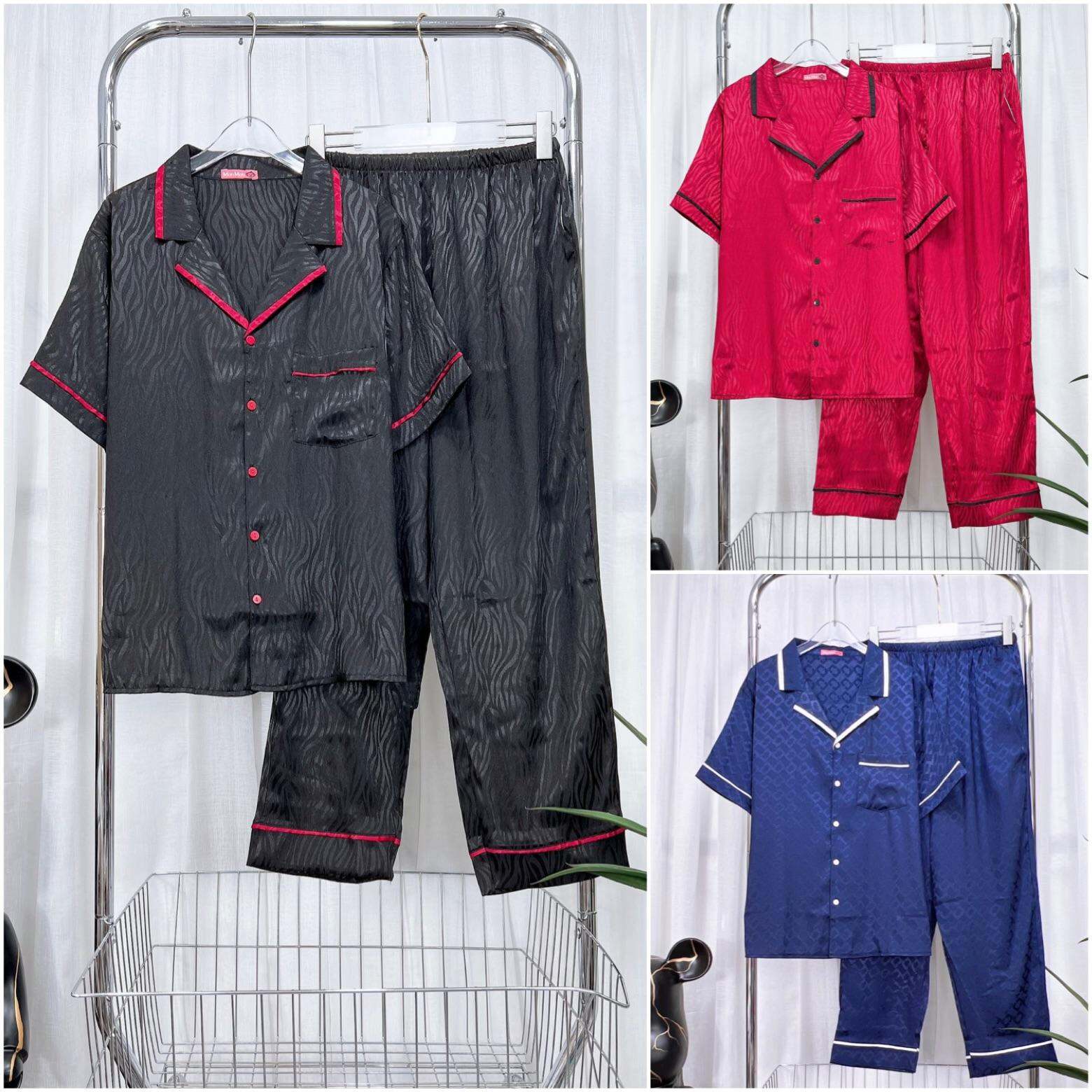 Đồ Bộ Lụa Gấm Bigsize Cao cấp - Tay ngắn quần dài