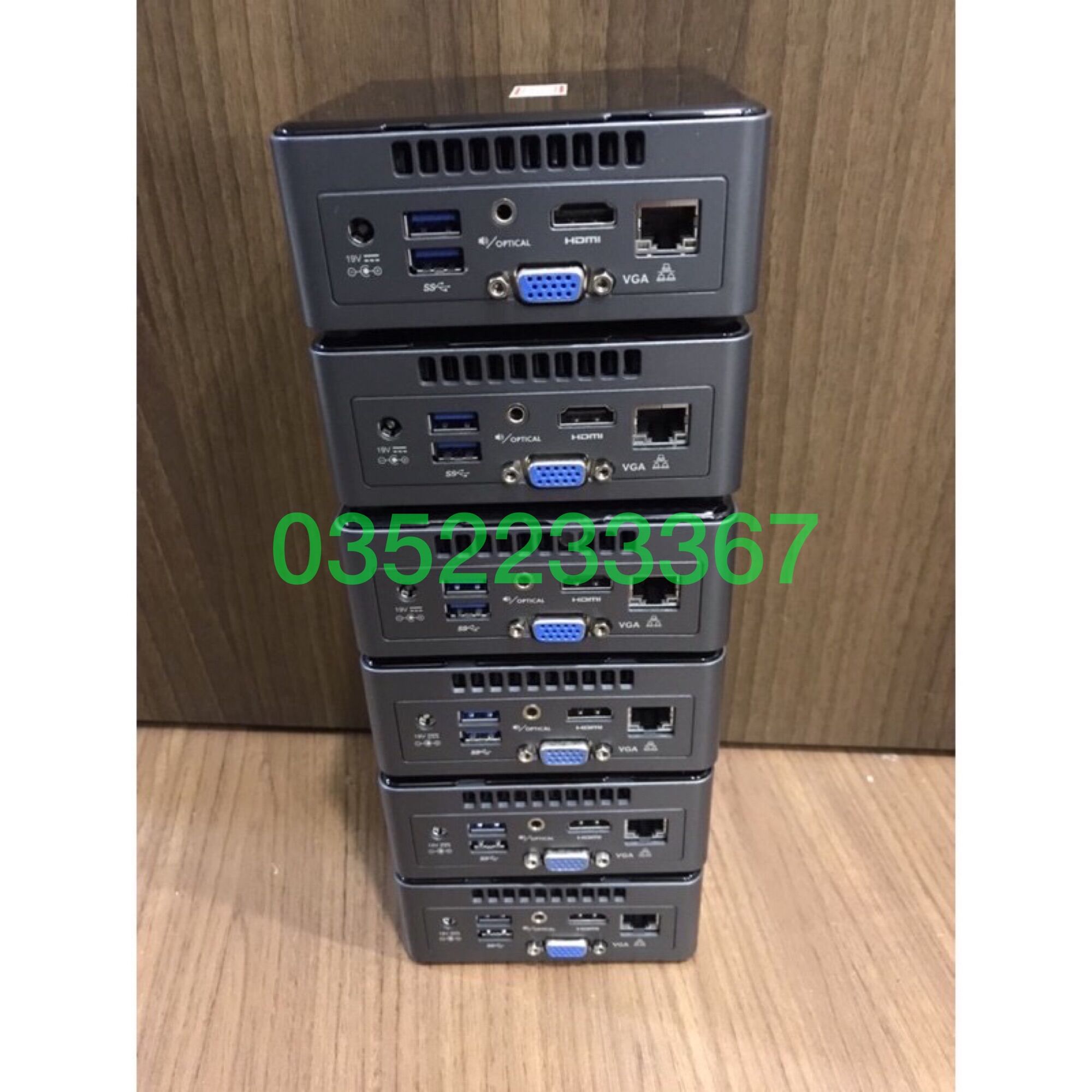 Intel NUC J3455, Ram 4G, SSD 120G, xem phim 4K