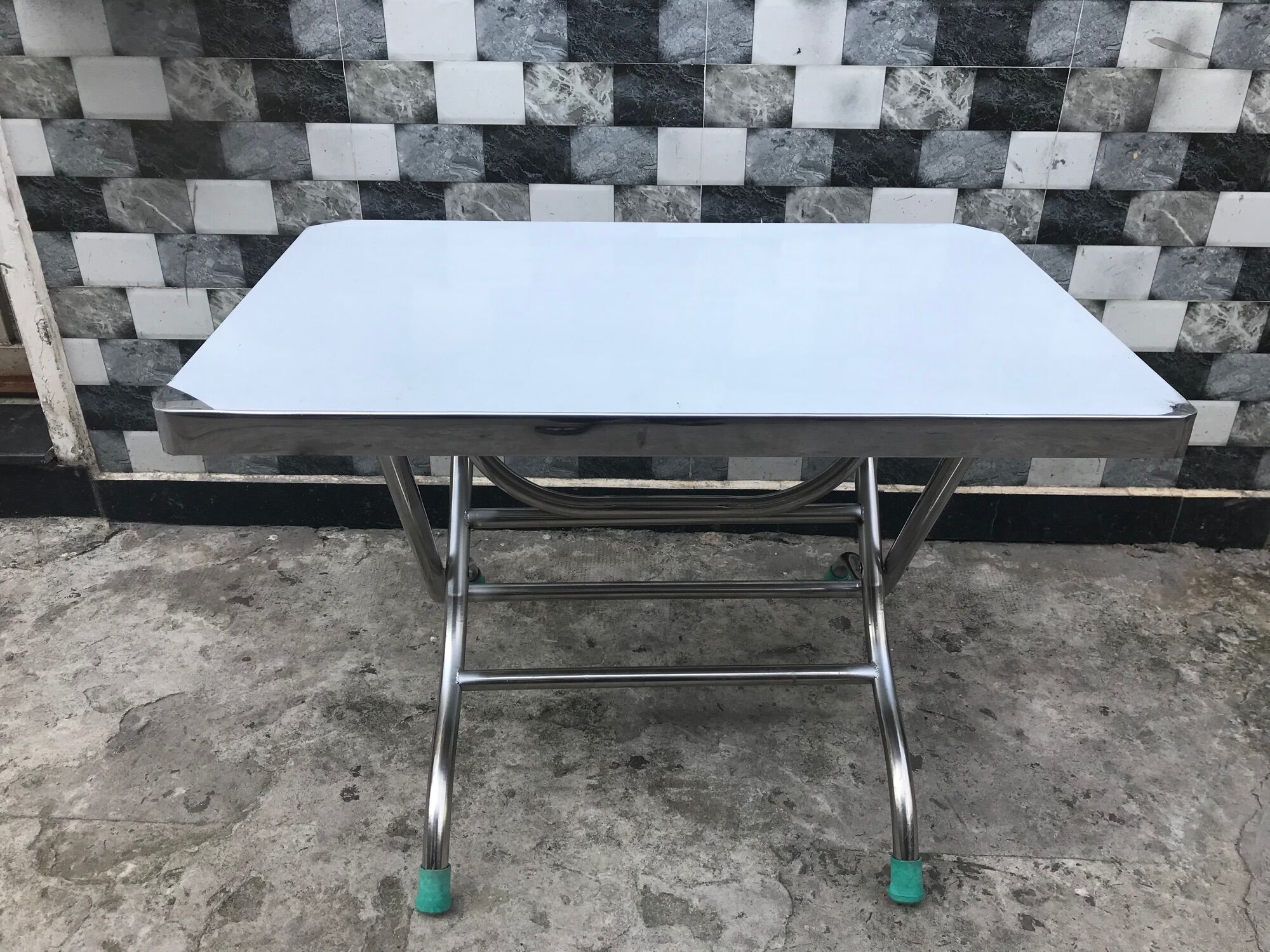 [HCM]Bàn chữ nhật inox siêu rẻ 50*80*55cm