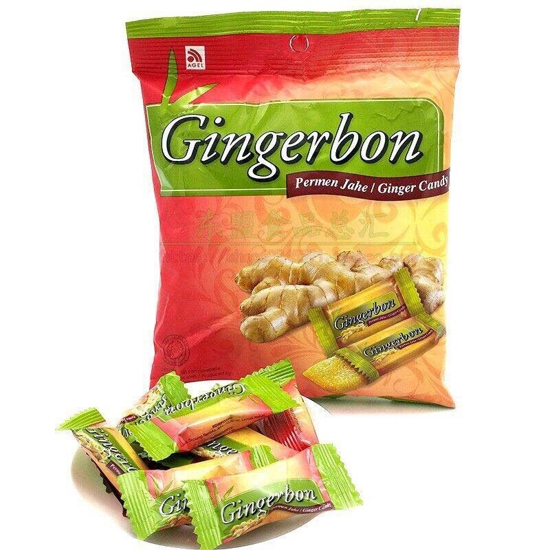 Combo 5 gói Kẹo Gừng Dẻo Gingerbon Ginger Candy Gói 125g