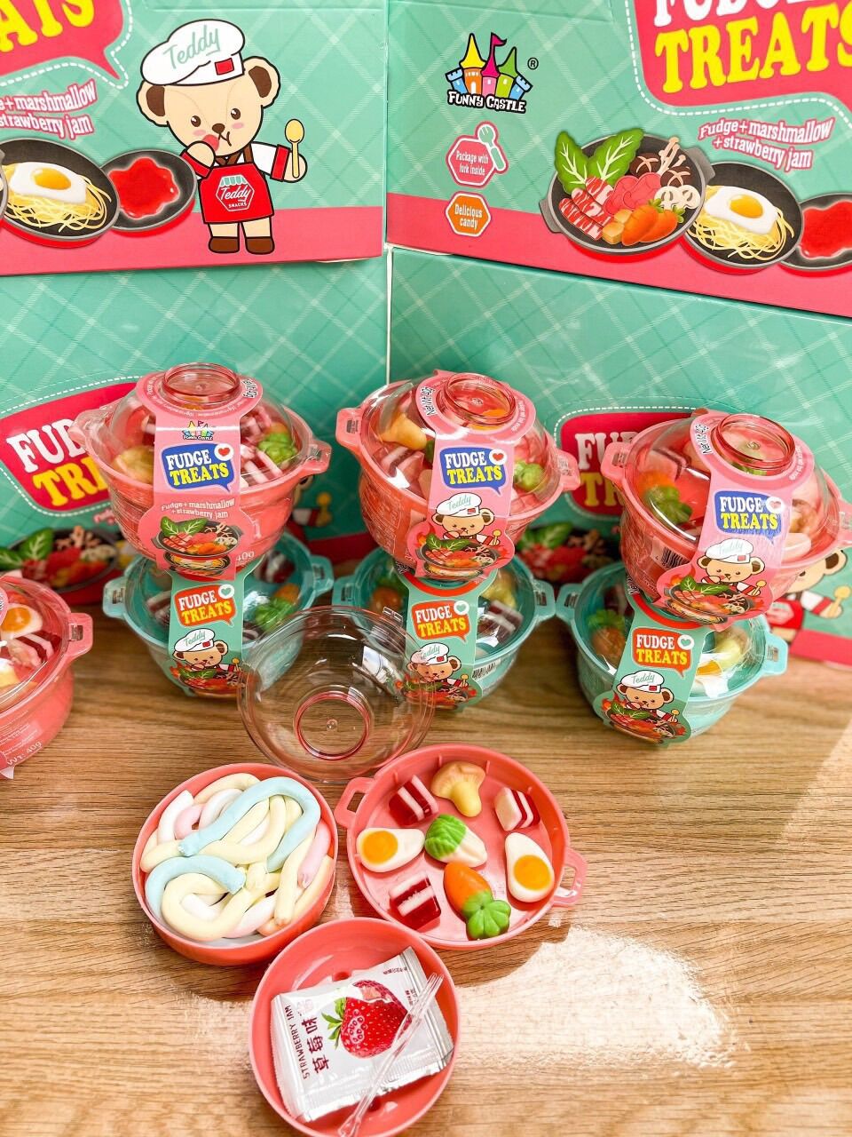 KẸO DẺO CÁI LẨU MIX VỊ SIÊU CUTE