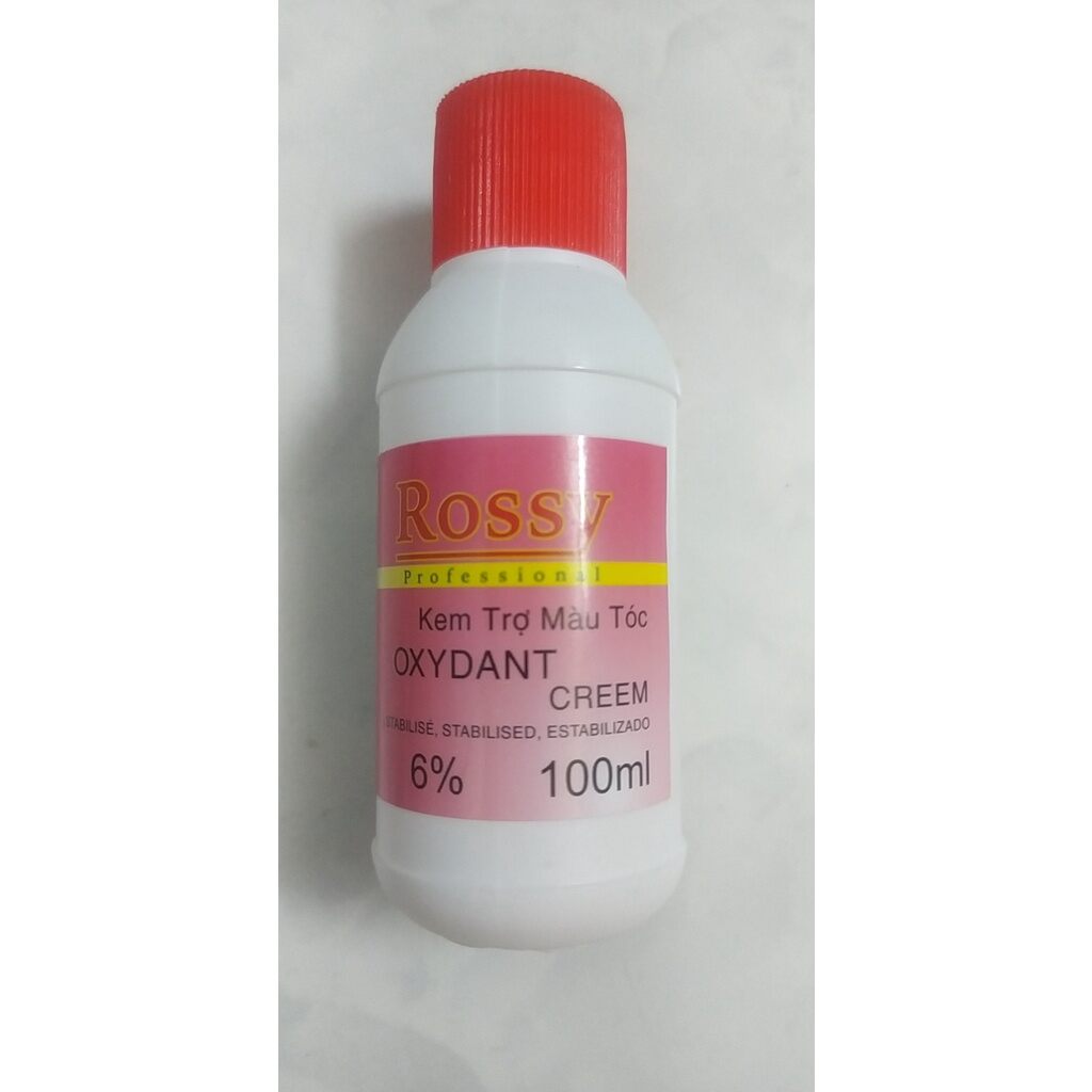 Oxy ROSSY trợ nhuộm 100ml 6%  9%  12%