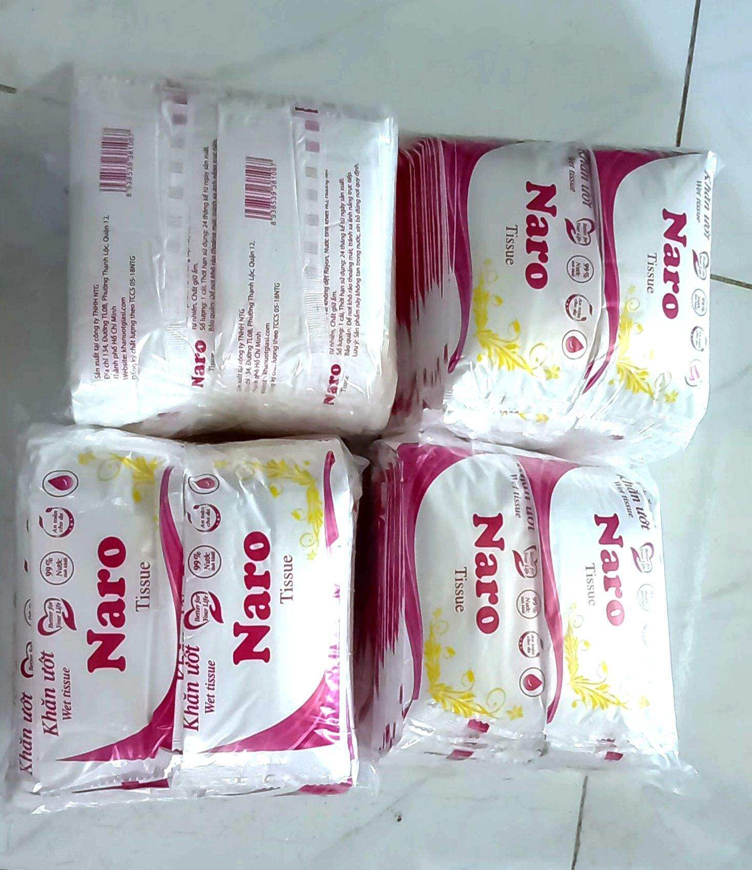 Combo 100 khăn lạnh, khăn ướt 1 tờ, mùi nhẹ, vải dày, thiết kế sang trọng