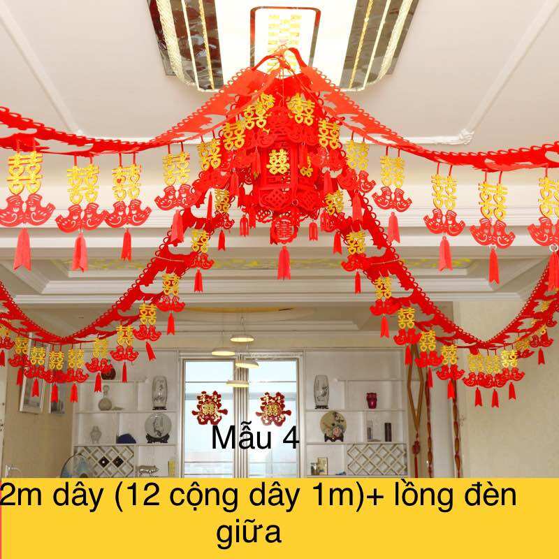 Set trang trí trần nhà ngày cưới