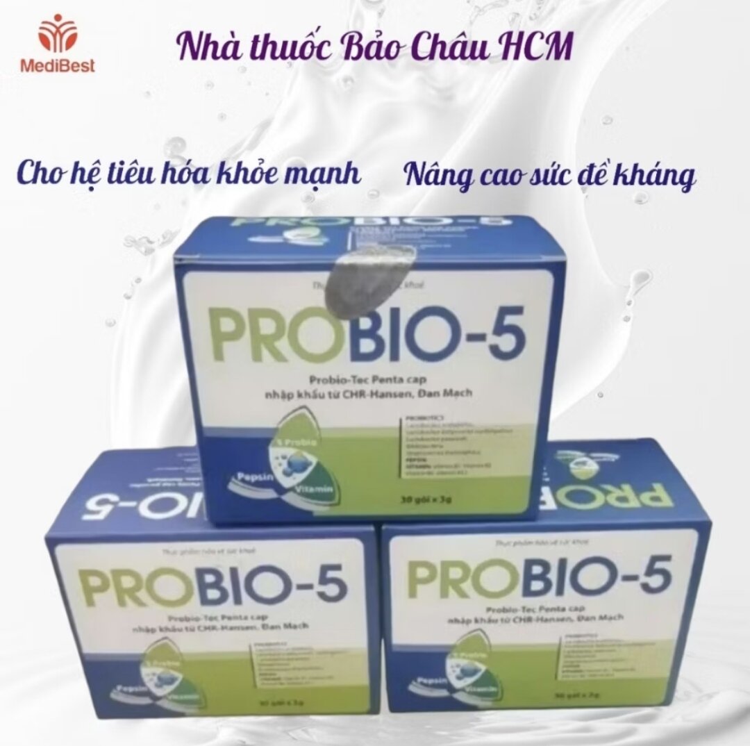 PROBIO 5 (HSD: 2027) hỗ trợ tiêu hóa