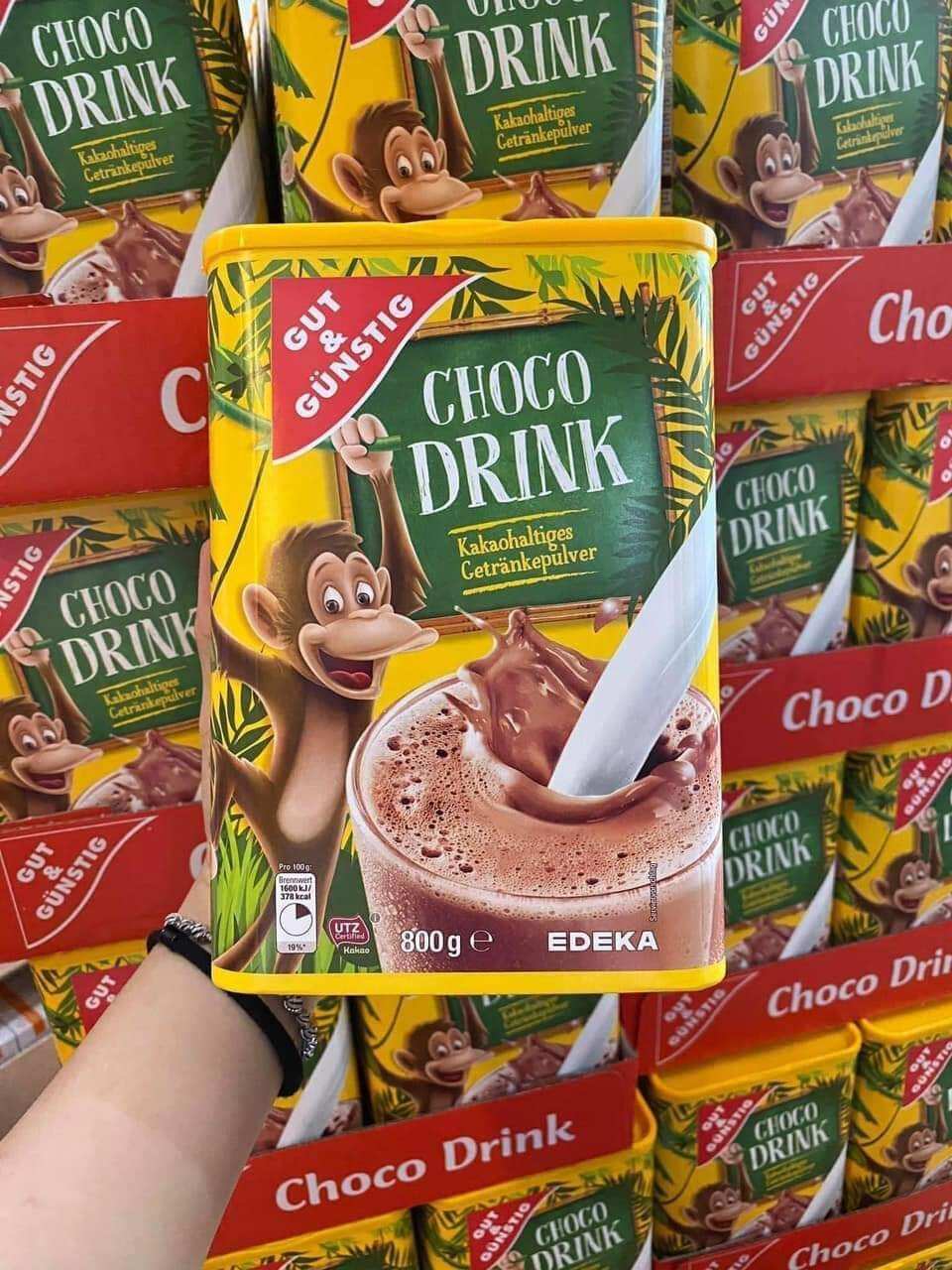 Bột cacao choco drink đức - hộp 800g date t11/ 2024
