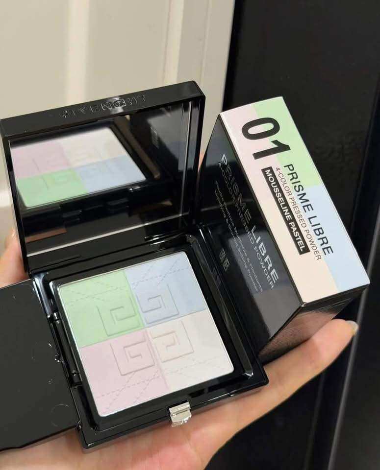 [CHÍNH HÃNG 100%] PHẤN PHỦ NÉN GIVENCHY PRISME #01 MOUSSELINE PASTEL