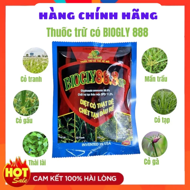 Thuốc diệt cỏ sinh học biogly88.8 sp