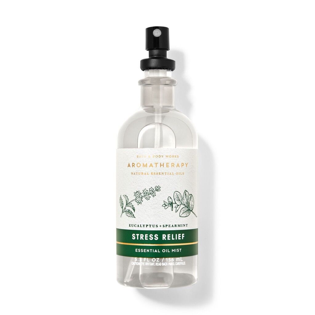Xịt Thơm Gối thư giãn Stress Relief Eucalyptus + spearmint - Bath & Body Works