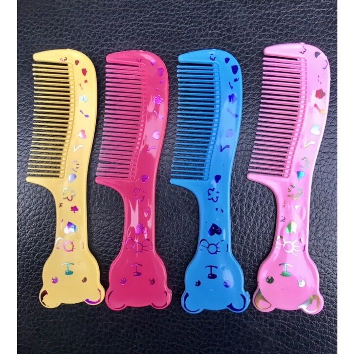 Sỉ_ 50 Cây lược Hình Mèo Đáng Yêu (dài 14cm, 2 Loại)