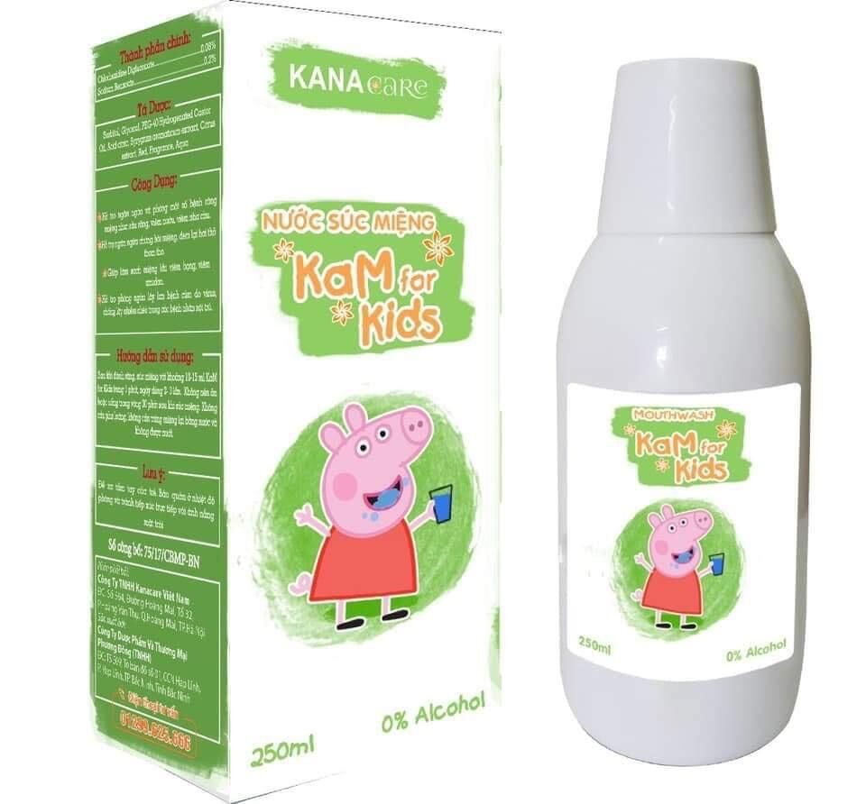 Nước súc miệng kam for kid