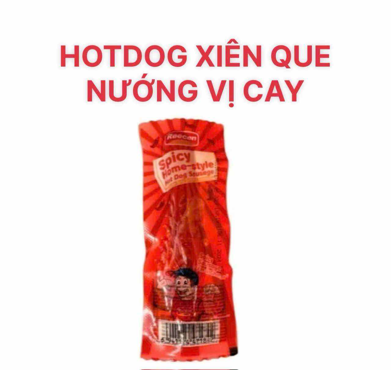 Xúc Xích Xiên Tre Nướng Xông Khói - Hot Dog Vị Cay – Snack Ăn Vặt Que Tiện Lợi Ngon Tiện Dụng Siêu Chuẩn Vị 37g