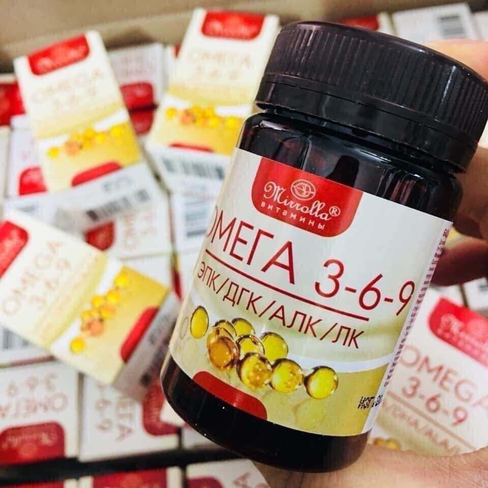 Viên Uống Bổ Mắt  Omega 369 Nga -100 Viên