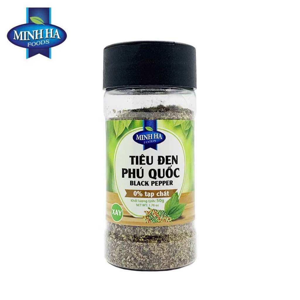 Minh Ha Foods Tiêu đen Phú Quốc 0% tạp chất