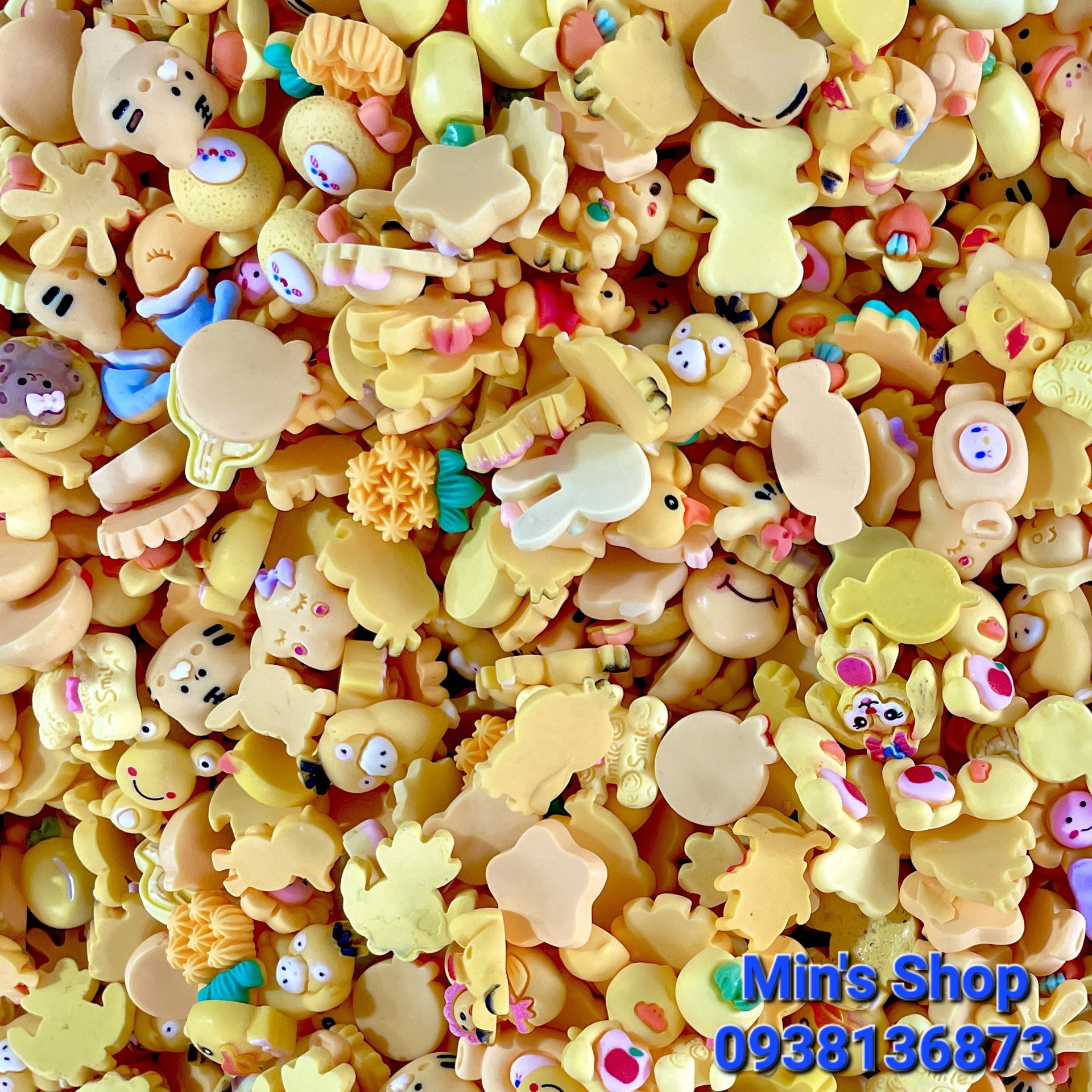 Set 100 charm theo tone màu (có trùng nhiều hình)