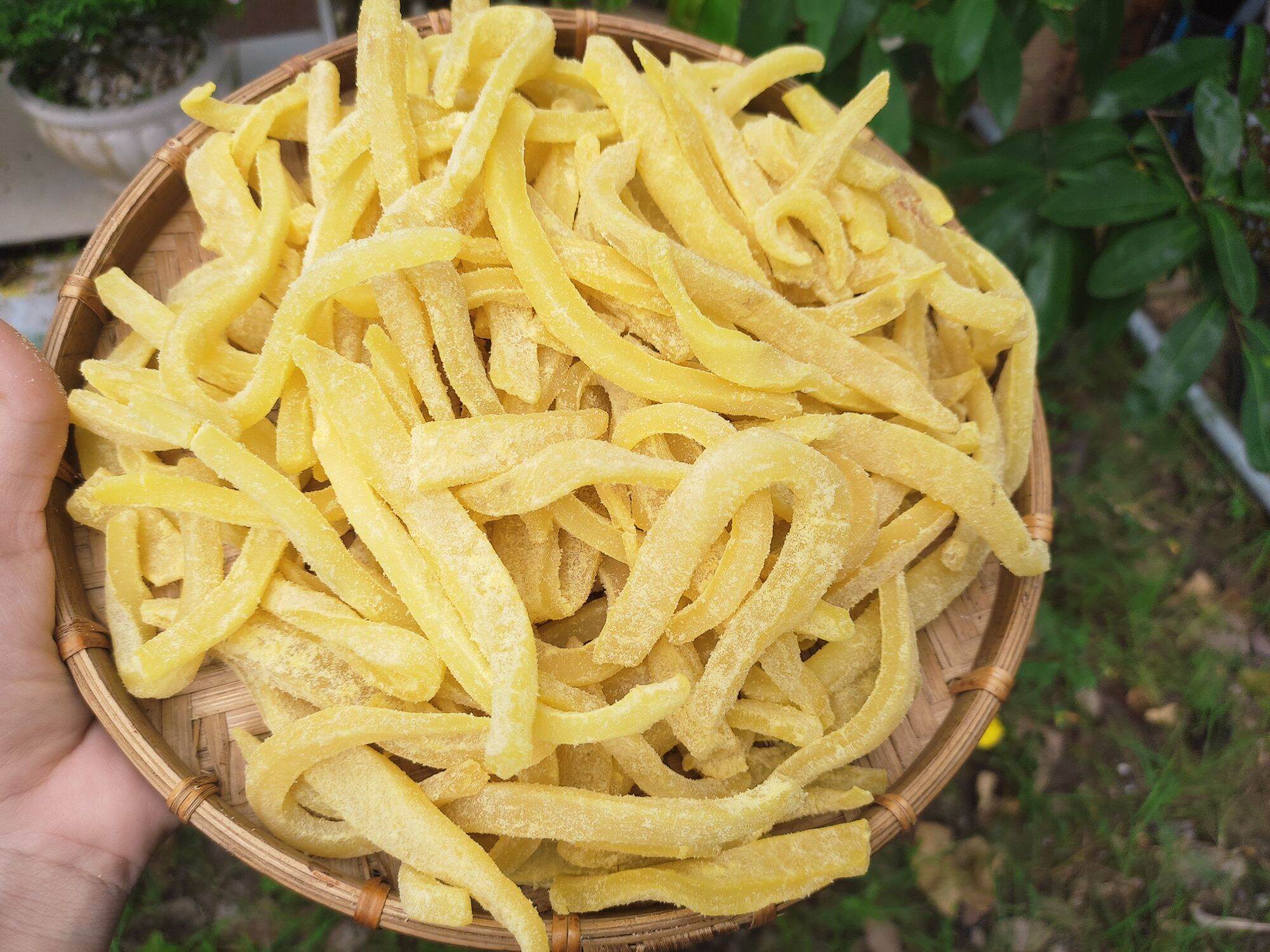 Mứt dừa non miếng/sợi sầu riêng 1kg (Mứt dừa non nhà làm)