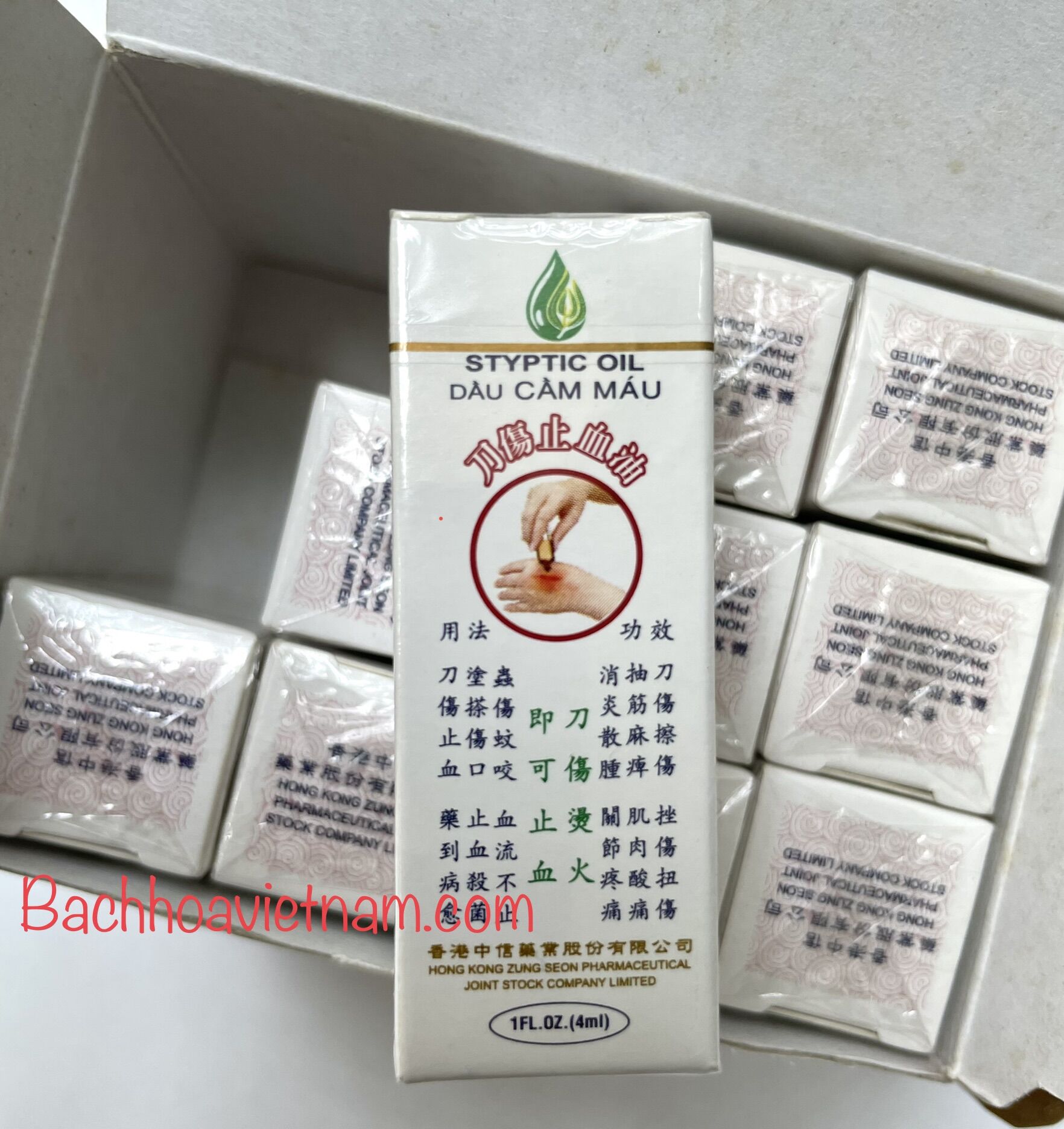 Dầu cầm máu loại 4ml (02 chai)