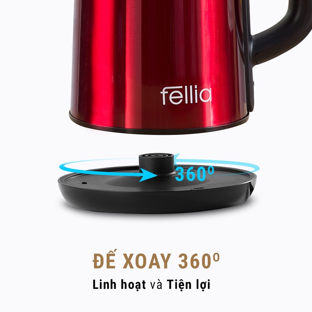 Ấm đun siêu tốc Fellia K161