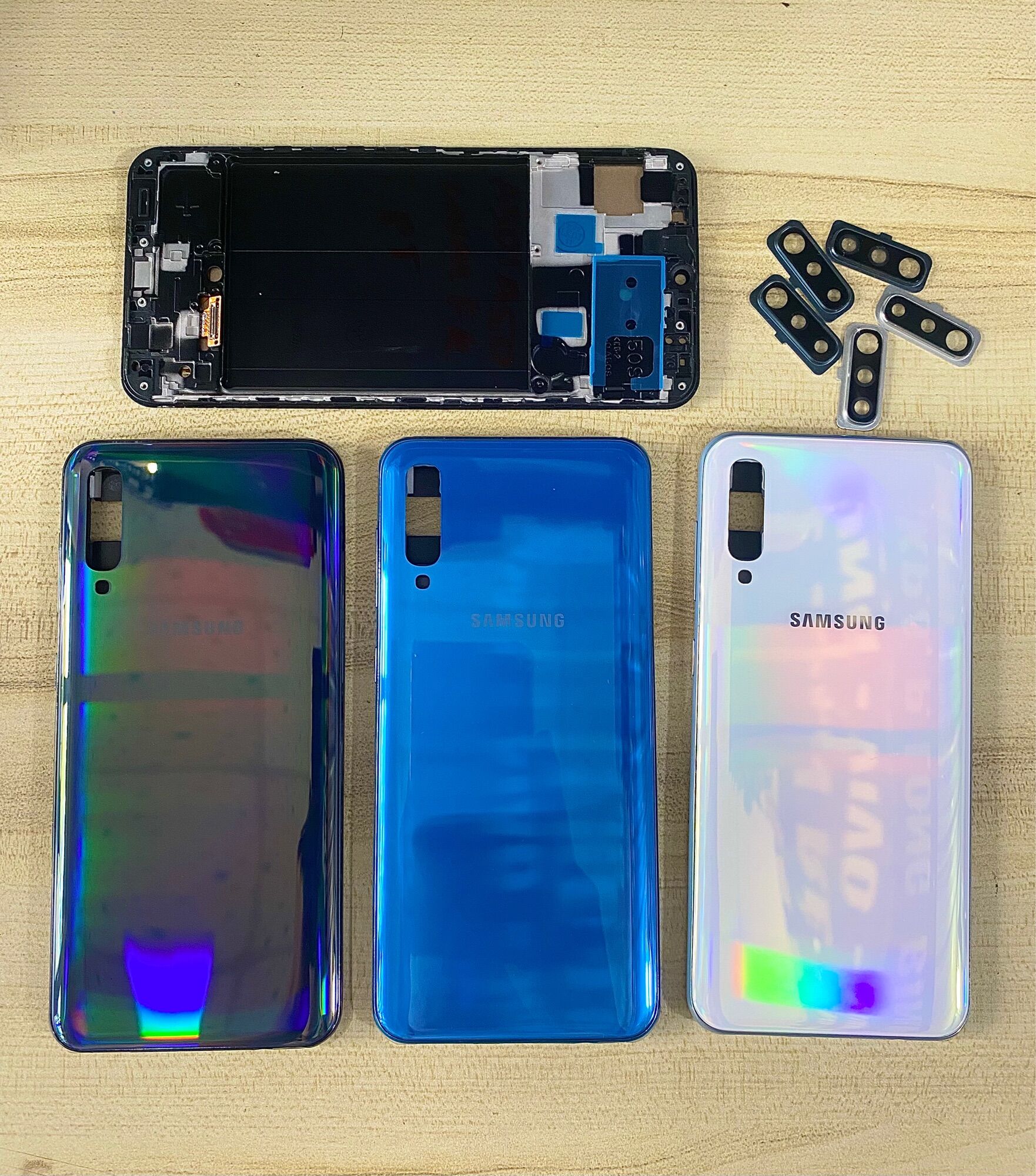 Combo bộ vỏ + màn hình samsung a50 q-led hàng cao cấp
