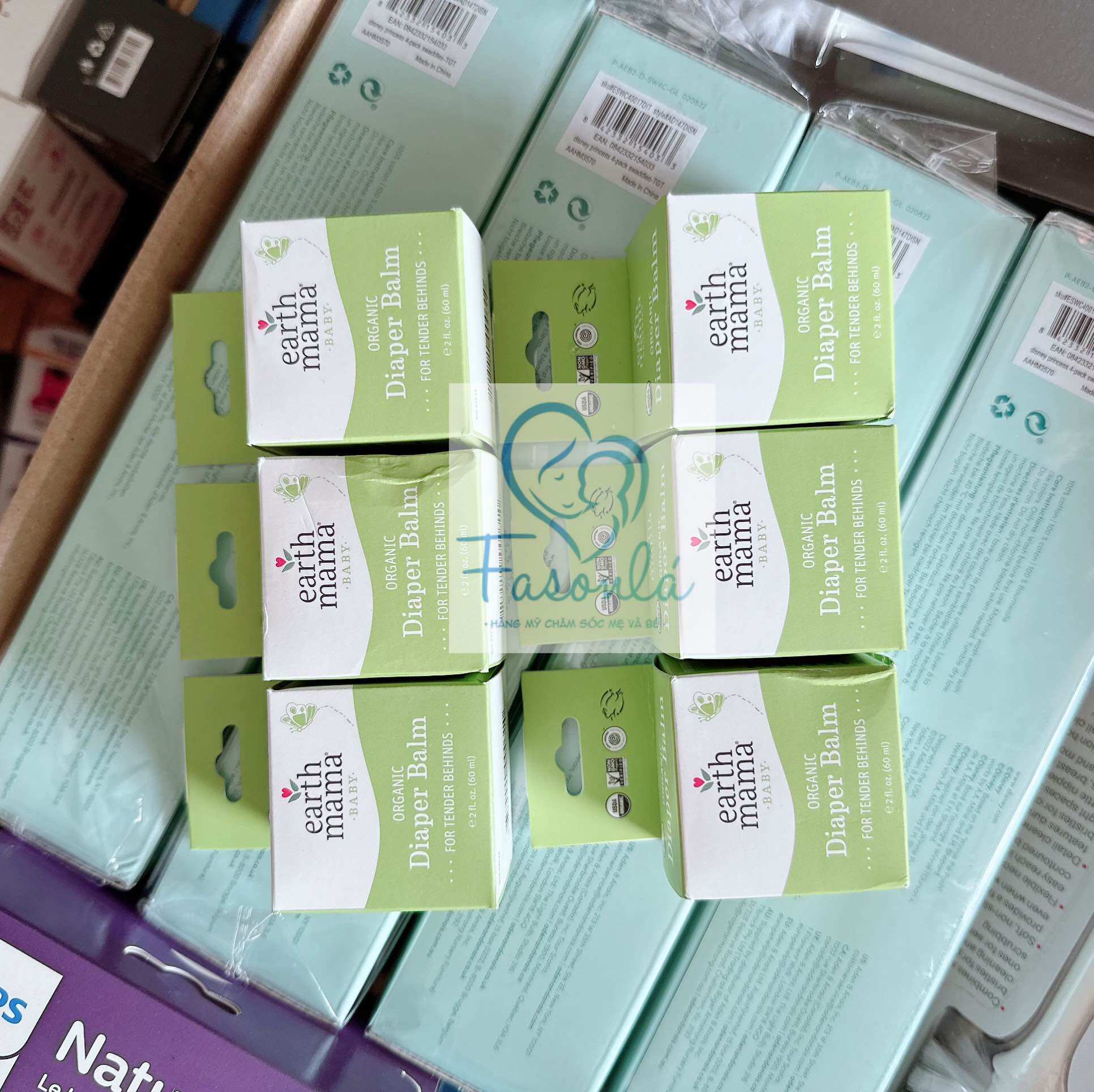 Kem Hăm Organic Hữu Cơ Earth Mama Diaper Balm 60Ml