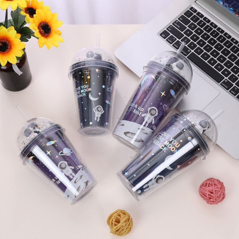 [HCM](ORDER 20-25 NGÀY) Ly nước giữ nhiệt phi hành gia 500ml