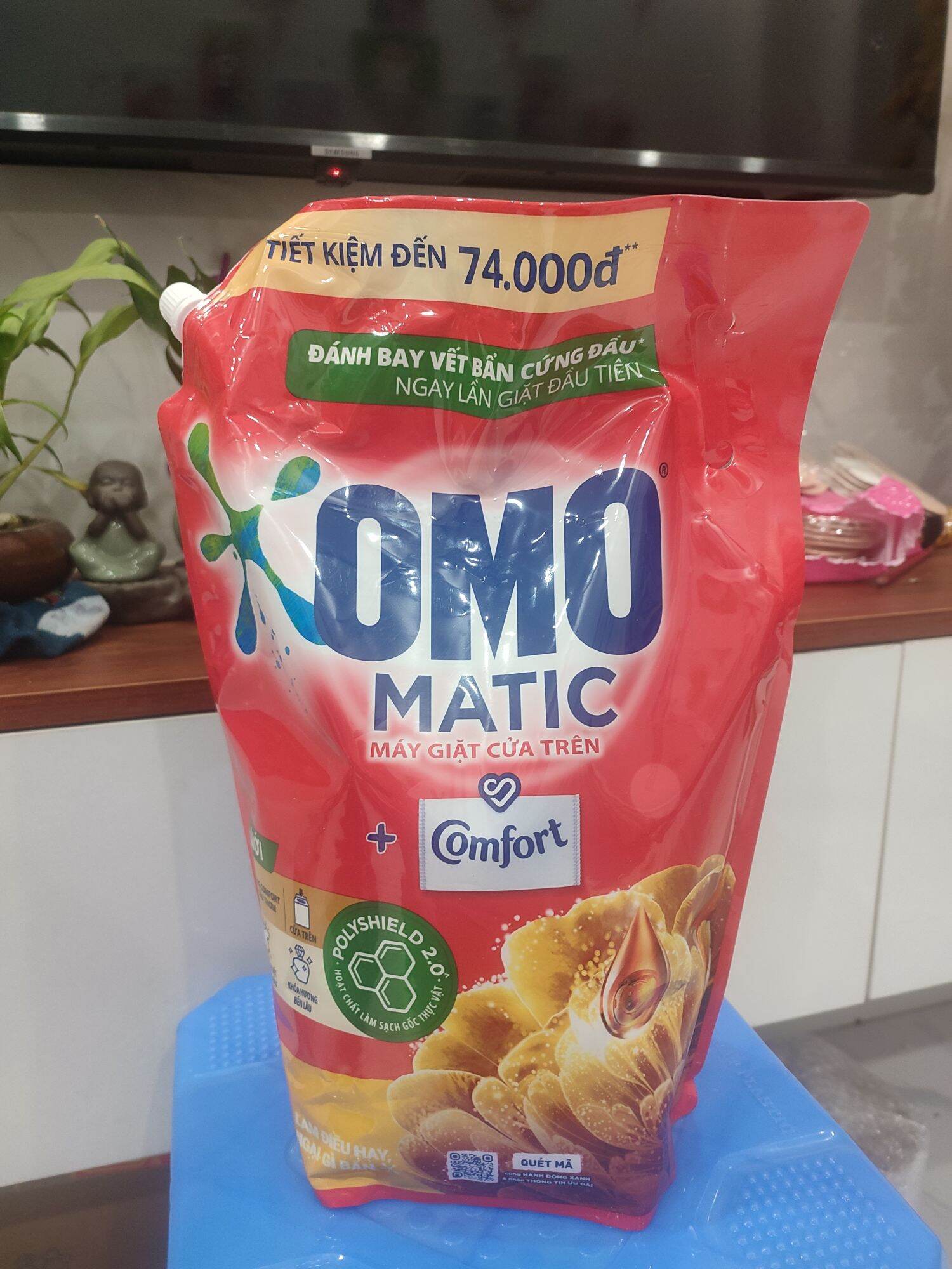 Nước giặt omo tinh dầu thơm 3.6kg