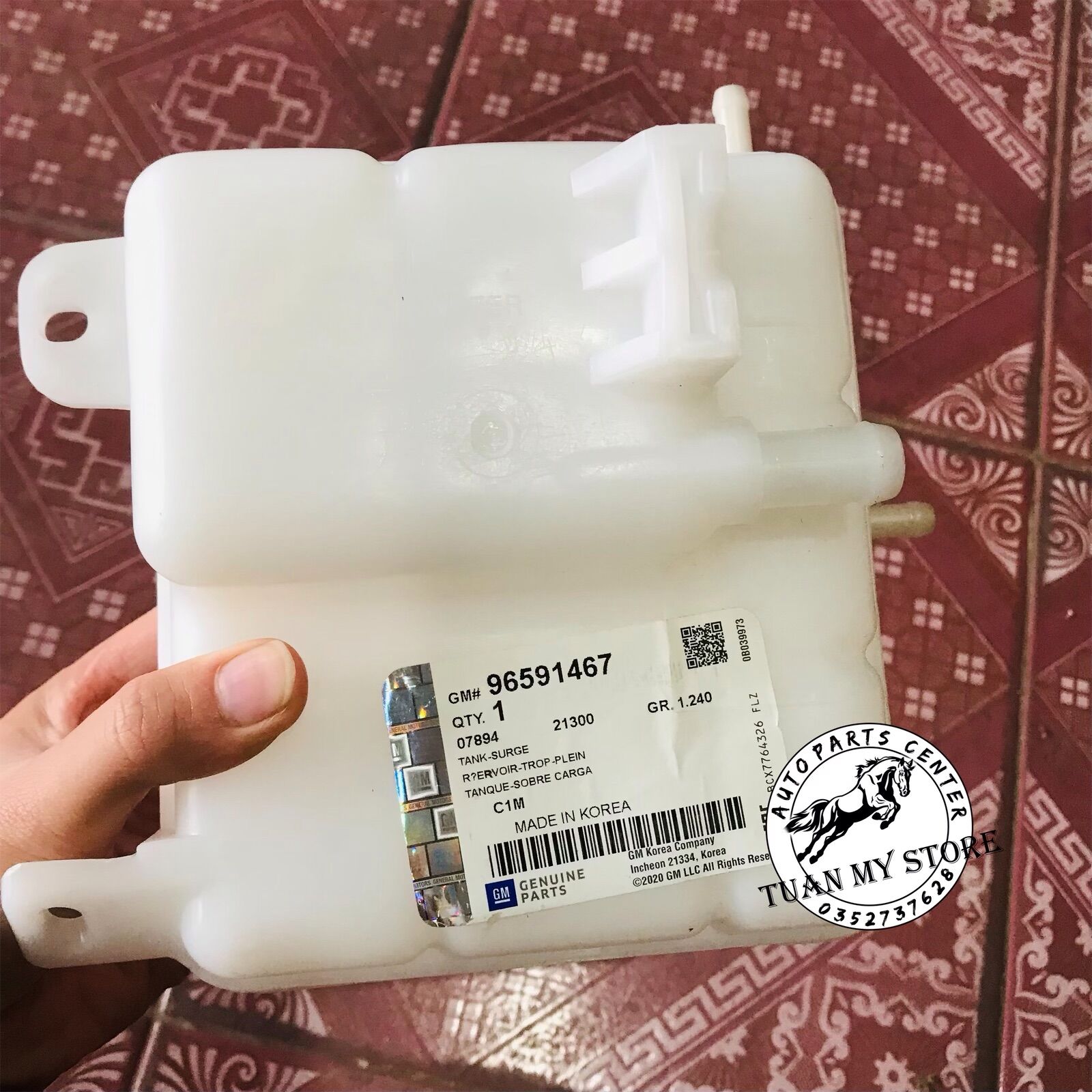 Bình nước phụ-Bình nước làm mát Spark 2008-2011 M200 Matiz3
